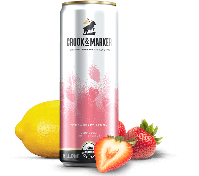 Crook & Marker Strawberry Lemon Can