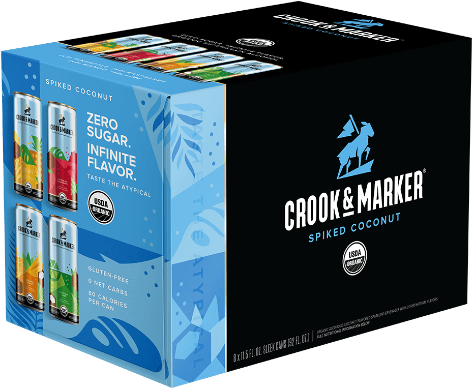 Crook & Marker Spiked Coconut Variety Pack Box