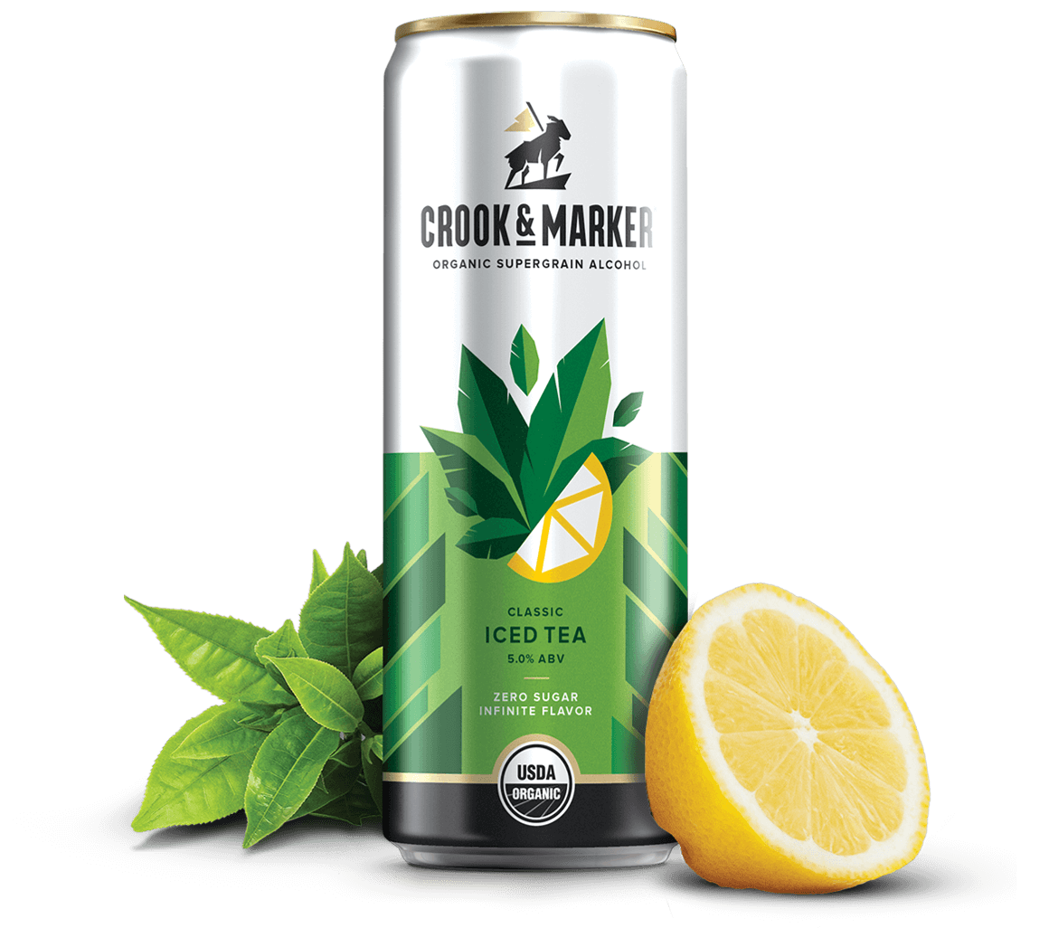 Classic Iced Tea Can with Lemon