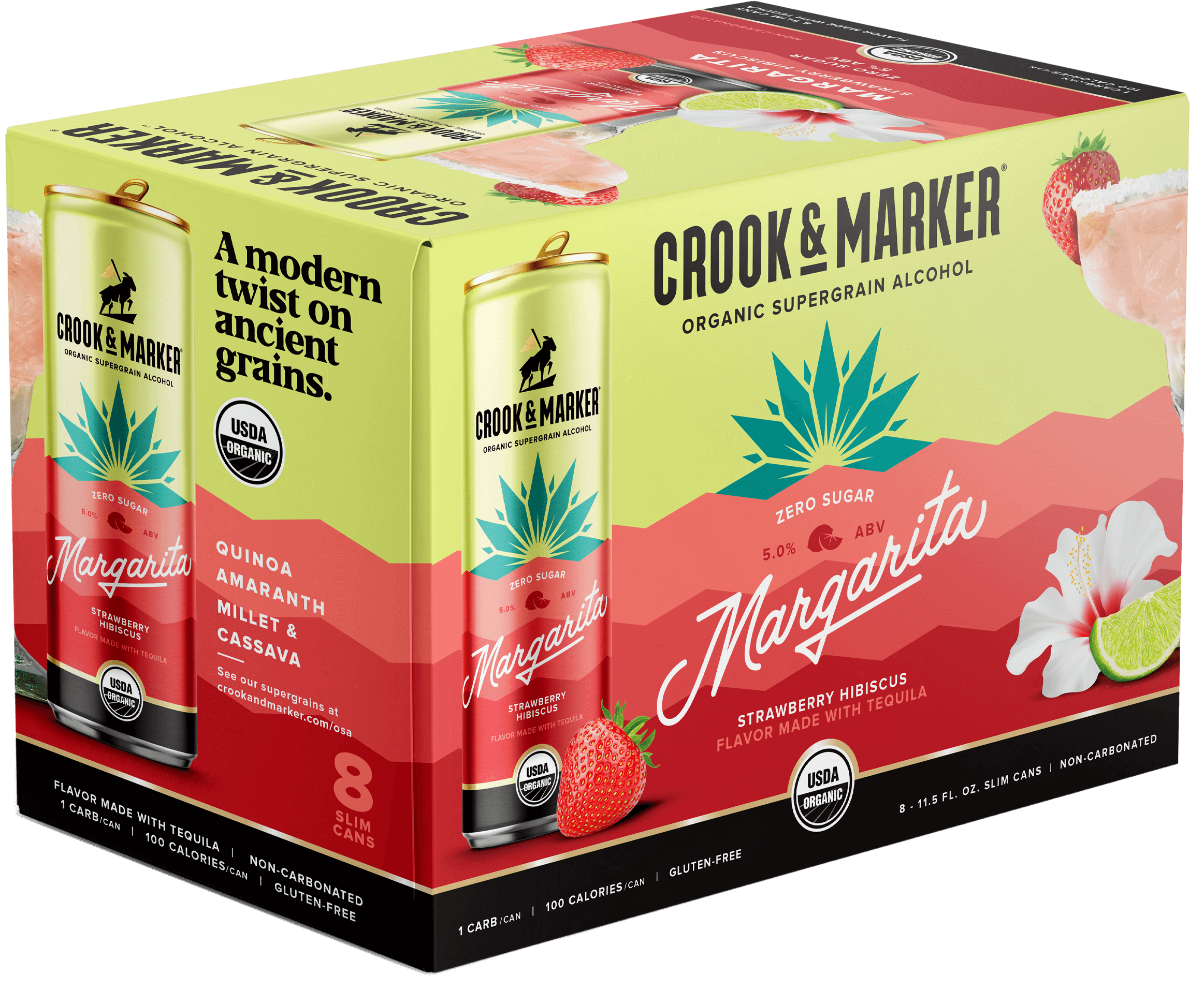 Crook & Marker - Margarita Strawberry Hibiscus Box
