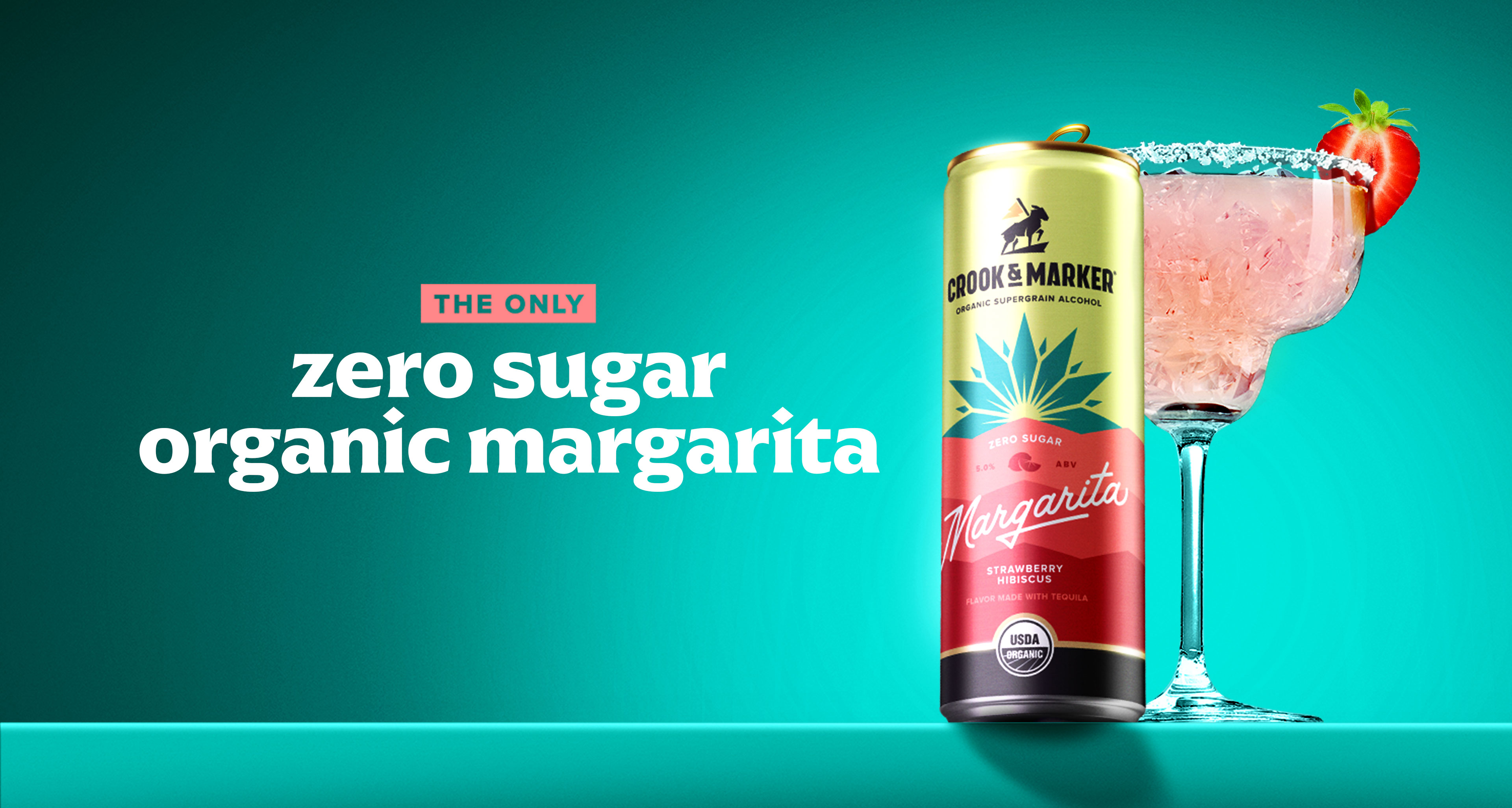 Crook & Marker - The Only Zero Sugar Organic Margarita