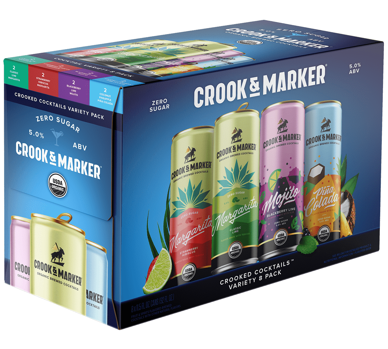Crook & Marker Crooked Cocktails Variety Pack Box
