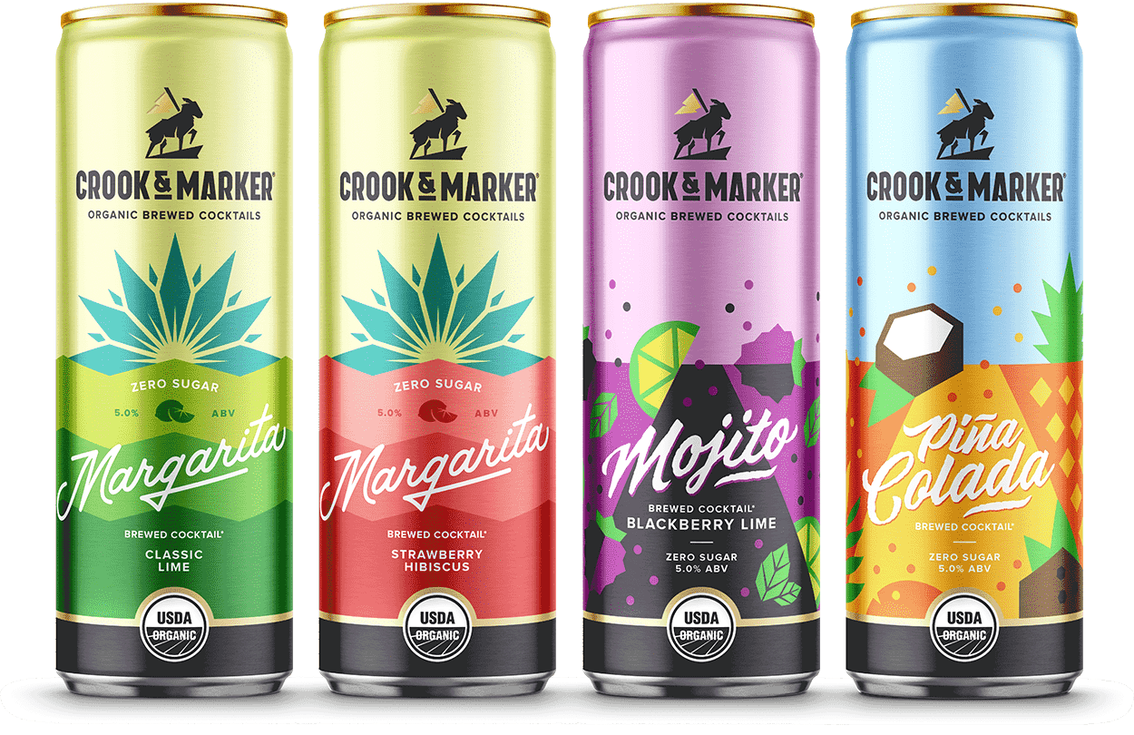 Crook & Marker Crooked Cocktails Variety Pack Cans
