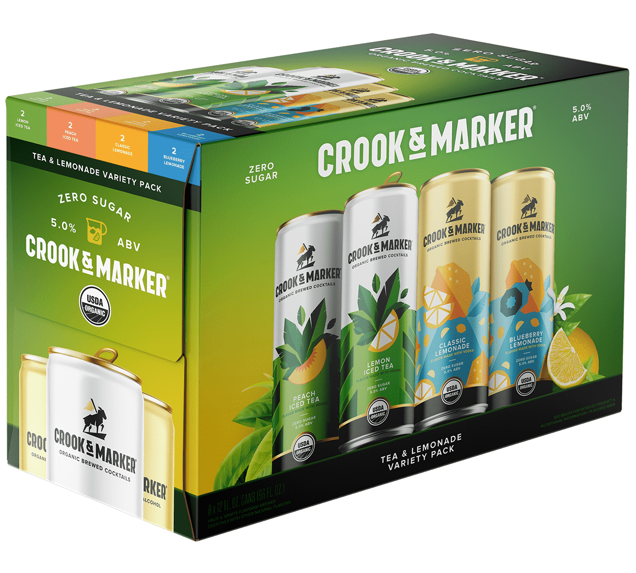 Crook & Marker Tea & Lemonade Variety Pack Box