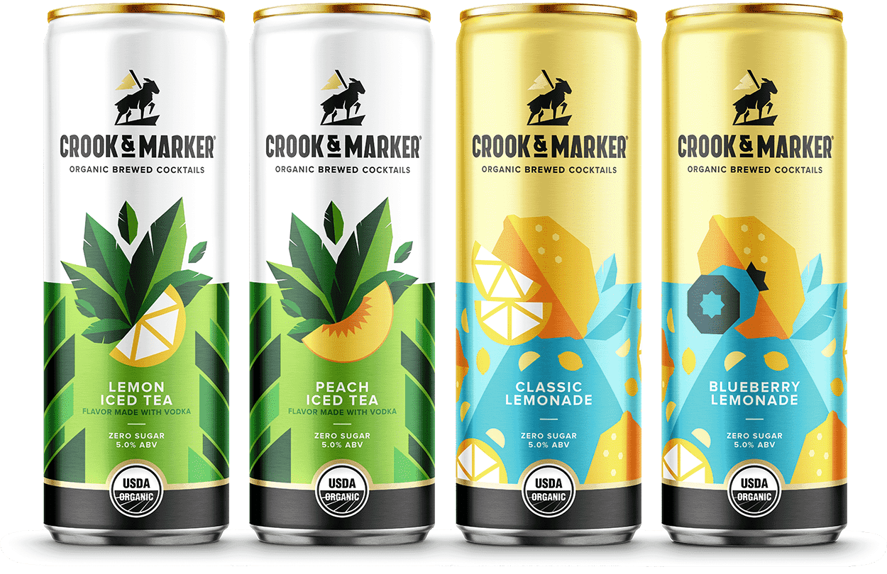 Crook & Marker Tea & Lemonade Variety Pack Cans